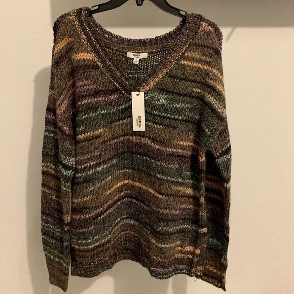 BB DAKOTA Mellow it’s Me Sweater Multi - Picture 1 of 5